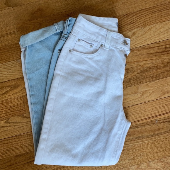Adika Blue & White Two Tone Jeans - Picture 4 of 6